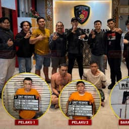 Aniaya Pasutri di Medan Tembung, Dua Preman Ditangkap Polrestabes Medan