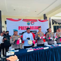 Delapan Hari Berdiri, Polres Paluta Ungkap Lima Kasus Narkotika, 5 Tersangka Diamankan