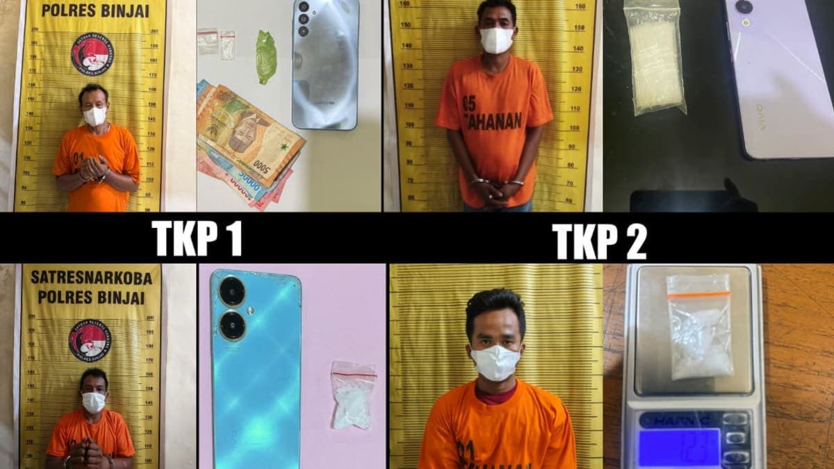 Polres Binjai Perkuat Pemberantasan Narkoba, 6 Kasus Terungkap dalam Sepekan