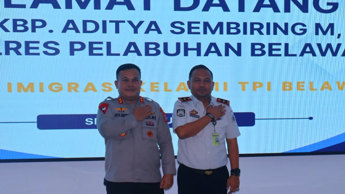 Imigrasi Belawan Perkuat Sinergi dengan Polres Pelabuhan Belawan, Pengawasan Kru Kapal WNA Jadi Fokus Utama