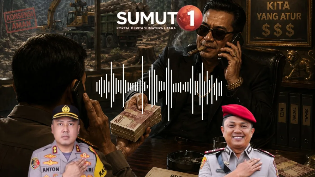 Rekaman Suara Oknum Bocor! Dugaan "UPETI" Pengamanan Perambahan Hutan Puluhan Hutan Oleh Polres Tapsel Jadi Sorotan